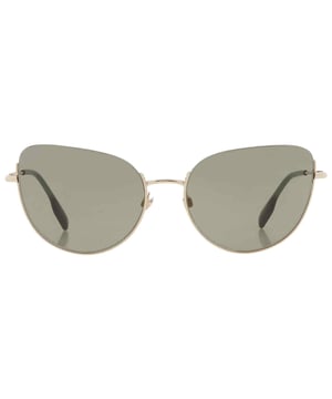 Gafas de sol Burberry Gold, ancho de la lente = 58 mm, ancho del puente nasal = 18 mm, longitud del brazo = 140 mm, gafas de sol, estuche para gafas de sol, paño de limpieza e instrucciones de cuidado, todo incluido, 100 % de proteccion contra la luz solar UVA y UVB y cumplen con la norma britanica EN 1836:2005 , Gafas de sol doradas