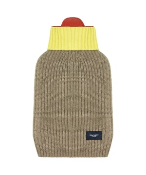 Hackett London Funda para Botella de Agua Caliente Marrón Amarillo Unisex HM011910 8KA