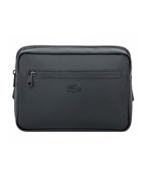 Lacoste Heren Krokodillentas Zwart Polyurethaan. Authentieke Lacoste tas - streetwear/sportswear ontwerp van Lacoste - Lacoste for men fashion, perfect voor dagelijks gebruik - Lacoste tas in zwarte kleur past perfect bij de rest van je garderobe - materiaal polyurethaan comfortabel - klassiek - krokodil -.