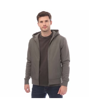 Heren Belstaff Cotton Fleece Alloy Zip Through Hoodie in grijs.- Capuchon.- Doorlopende ritssluiting middenvoor.- Steekzakken met drukknoopsluiting.- Siliconen Belstaff-logo op linkerborst.- Lichtgewicht isolatie.- Gunmetal hardware.- Een compacte dubbelzijdig gebreide interlock sweatstof met technische nylon buitenkant.- 100% Polyester.- Ref: 105239GMETL
