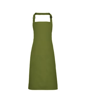 2er-Pack. Verstellbarer Schiebeschnalle. Hals aus eigenem Stoff. Selbst Stoff bindet 90cm lang. Breite 72cm, Länge 86cm. Größe Einheitsgröße. Stoff 65% Polyester 35% Baumwolle Twill Gewicht 195 gsm