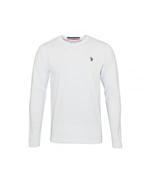 LONGSLEEVE MIT RUNDHALSAUSSCHNITT R-NECK - Langarmshirt. Hochwertiger und langlebiger Herren Langarmshirt von der Marke U.S. Polo Assn. Passt perfekt auf die Jeans, den Anzug oder die Stoffhose. Für viele Anlässe geeignet.
Hochwertig verarbeitet in Top Qualität mit ausgezeichnetem Tragekomfort. Der weiche Strick ist warm und angenehm zu tragen. Das U.S. Polo Assn. Logo auf der linken Seite der Brust rundet den eleganten und sportlichen Look ab.