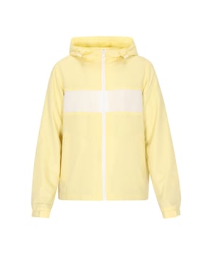 Diese Kapuzenjacke wurde für Outdoor-Enthusiasten entworfen und verfügt über einen durchgehenden Reißverschluss, der das An- und Ausziehen erleichtert. Die verstellbaren Kordelzüge an der Kapuze bieten zusätzlichen Schutz vor Wind und Wetter. Reflektierende Details erhöhen die Sichtbarkeit, während geräumige Fronttaschen praktischen Stauraum bieten. Mit elastischem Bündchen und einem elastischen Saum sorgt diese Jacke für eine enge Passform, die bei Ihren aktiven Unternehmungen bequem bleibt.  Jacke