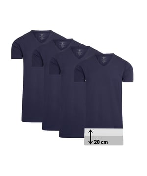 4-Pack T-shirts von Cappuccino Italia in der farbe Blau und in größe L.