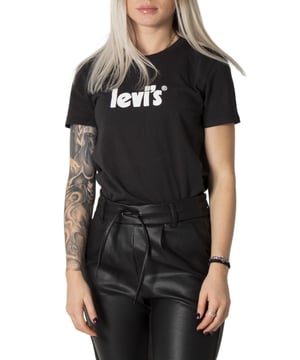 Brand: Levi`s Gender: Women Type: T-shirts Season: Fall/Winter  PRODUCT DETAIL &bull; Color: black &bull; Pattern: print &bull; Sleeves: short &bull; Neckline: round neck  COMPOSITION AND MATERIAL &bull; Composition: -100% cotton  &bull;  Washing: machine wash at 30°