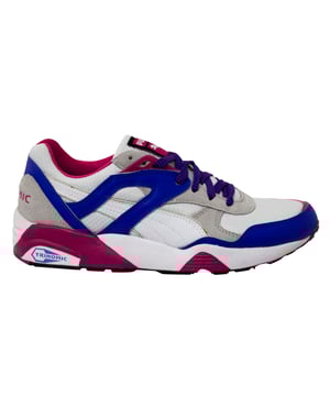 PUMA R698 NM Lace-Up Gris Sintético Hombre Entrenadores 352964 04