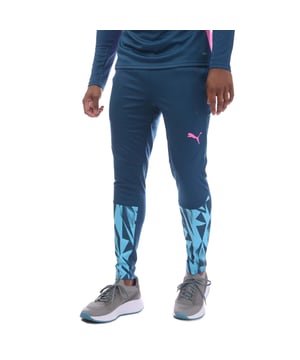 Mens Puma IndividualFINAL Training Pants in blue.- Adjustable elastic waistband.- Side zip pockets.- dryCELL technology.- Leaping PUMA logo.- 100% Polyester.- Ref: 65902156