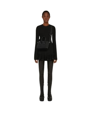 This Bag from Givenchy is the perfect accessory for those who want to add a classic touch to their everyday look, Givenchy Black Bag, Zip Closure, Made In Italy, 100% Leather, Plain Black Bag, Givenchy Branded Strap