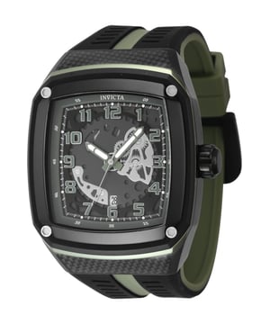 De Invicta 48067 heeft een roestvrijstalen horlogekast van 45 millimeter met een grijze wijzerplaat.
Dit model wordt aangedreven door een accuraat Quartz uurwerk.
5 bar waterdicht.
Dit model is onderdeel van de Invicta Racing - JM Limited Edition collectie.

Inclusief 2 jaar garantie.