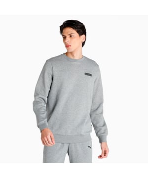 PRODUCT STORY PUMA brings you the latest in style must-haves in our Essentials line – a collection of essential staples made with the street style enthusiast in mind. Our Essentials Crew Neck Full-Length Sweatshirt is a sleek staple made for the sustainably minded, featuring a comfortable fit and recycled materials. FEATURES & BENEFITS Contains Recycled Materials: Made with recycled fibers. One of PUMA's answers to reduce our environmental impact. DETAILS Crew neck