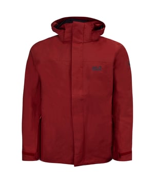 Jack Wolfskin Mens Chaqueta Highland Chop Caponed Maroon 1107482 2049 M
