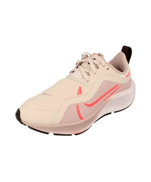 Rosafarbenes Nike Trainer-Markenlogo, Obermaterial aus Textil und anderen Materialien, Gummisohle, Stil: CQ8639 600�