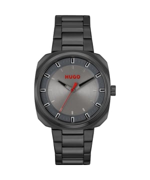 Hugo 1530311 - Reloj para hombre cuarzo acero inoxidable• material: acero inoxidable• cristal: minèral• pulsera: acero inoxidable• correa: gris• resistencia al agua: 50 m (5 ATM)• tamaño de la caja: 42 mm