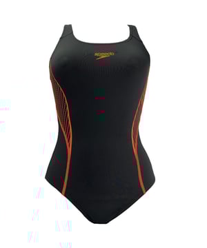 The Speedo Graphic Placement Panel Muscleback Womens Swimsuit is perfect for all kind of swimming events or on your holiday this summer. Coming made with a muscleback design which offers both flexibility and freedom of movement, along with Endurance + fabric which helps retain its shape and fit like new for longer. Also coming with UV protection and Speedo logo branding to the chest.