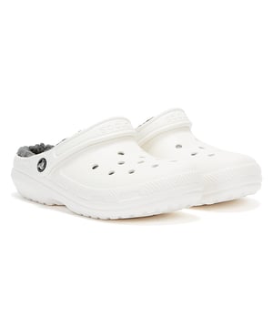 The classic clog but with a warm fuzzy liner and easy to wear slipper with pivoting heel straps for a more secure fit can be worn indoors and out with soft cradling comfort.