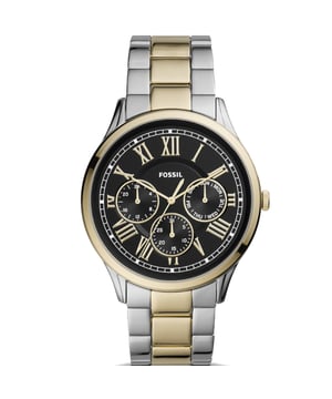 This Fossil Pierce Multi Dial Watch for Men is the perfect timepiece to wear or to gift. It's Multicolour 44 mm Round case combined with the comfortable Multicolour Stainless steel watch band will ensure you enjoy this stunning timepiece without any compromise. Operated by a high quality Quartz movement and water resistant to 3 bars, your watch will keep ticking. This watch is suitable for every occasion,whether you are at work, leisure or at the banquet and so on -The watch has a Calendar function: Day-Date, 24-hour Display High quality 21 cm length and 21 mm width Multicolour Stainless steel strap with a Fold over with push button clasp Case diameter: 44 mm,case thickness: 9 mm, case colour: Multicolour and dial colour: Black