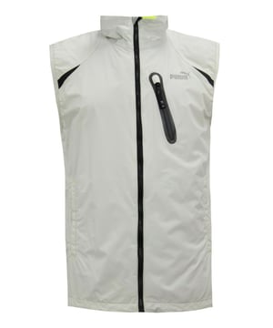 Puma OD Chaleco sin mangas con cremallera completa Chaleco Gris Hombre 504332 03 EE105