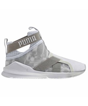 Puma Fierce Strap Up White White Synthetic Womens Entrenadores 189461_02