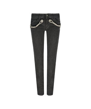 Balmain FP5364J935B Black Jeans. Feel confident and stylish in Black Jeans from Balmain, crafted with premium denim and featuring the iconic Balmain logo. Let your look shine with these jeans, designed to flatter and make a statement. Dare to be different!. Skinny Jeans, Balmain Black Jeans. 65% Cotton, 35% Elastomultiester, Made In Italy. Branded Badge. Style Code: FP5364J935B