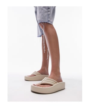 Topshop fawn footbed outlet sandals