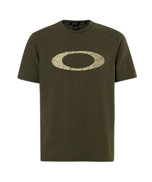 Oakley Short Sleeve Crew Neck Green Mens Ellipse Line Camo T-Shirt 457359 86V