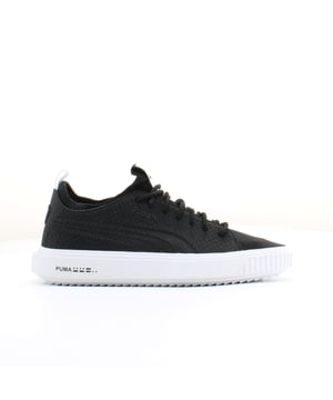 Puma Breaker Mesh Black Textile Textile Mens Lace Up Entrenadores 369193 01