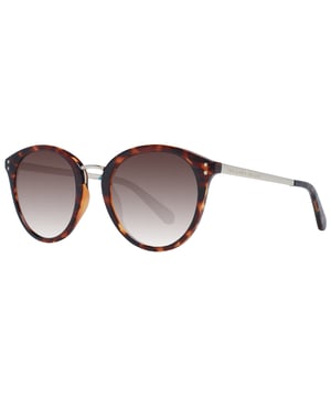 Kate Spade Sunglasses 202643 086HA 52 EMERSYN
Extras: Geen extra's
Frame kleur: Bruin
Frame materiaal: Metaal en kunststof
Glas kleur: Bruin
Glas materiaal: Kunststof
Categorie filteren: 3
Stijl: Rond
Glas-Effect: gespiegeld & verloop
bescherming: 100% UVA & UVB
Glas breedte: 52
Glas hoogte: 49
Web breedte: 23
Tempel Lengte: 140
Veer Scharnier: Nee
Leveringsomvang: Etui
Frame Stijl: Full-Rim