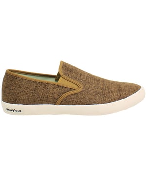 Zapatos para hombre Seavees Baja Raffia Slip-On de lona marrón BAJA SLIP ON RAFFIA_TEA STAIN RAFFIA