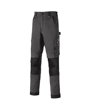 Dickies Universal Knee Pad, los pantalones de trabajo de trabajo gris/negro de los hombres: una elección duradera y práctica para los hombres que buscan pantalones de trabajo cómodos y protectores. Con su combinación de colores grises y negros, su característica de almohadilla de rodilla incorporada y diseño funcional, estos pantalones de trabajo están listos para mejorar su comodidad y seguridad en el trabajo.

Características clave:

Combinación de colores grises/negros: los pantalones de ropa de trabajo de la almohadilla de rodilla universal Dickies vienen en una combinación de colores grises y negros versátiles, que ofrece un aspecto profesional y moderno adecuado para varios entornos de trabajo.

Diseño de almohadilla de rodilla incorporada: estos pantalones de ropa de trabajo están equipados con bolsillos de rodilla incorporados, lo que le permite insertar torres de rodilla para acolchar y protección adicionales durante las tareas exigentes.

Material duradero: elaborado a partir de materiales duraderos, estos pantalones de trabajo están diseñados para resistir los desafíos de los diferentes entornos de trabajo, asegurando la longevidad y la confiabilidad.

Funcionales funcionales: los pantalones de ropa de trabajo a menudo incluyen bolsillos funcionales, que proporcionan un espacio de almacenamiento conveniente para herramientas, accesorios o artículos personales.

Ajuste cómodo: diseñado para la comodidad, estos pantalones de trabajo ofrecen un ajuste cómodo que permite la facilidad de movimiento y la flexibilidad durante su jornada laboral.

Construcción resistente: conocido por su artesanía de calidad, Dickies asegura que estos pantalones de trabajo estén sólidamente construidos para satisfacer las demandas de su trabajo.

Uso versátil: ya sea que esté en construcción, mantenimiento o cualquier profesión físicamente exigente, estos pantalones de trabajo son adaptables para satisfacer sus necesidades.

Seguridad mejorada: los bolsillos de rodilla incorporados priorizan su seguridad y comodidad, especialmente durante las tareas que requieren arrodillado o flexión.