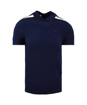 Lacoste Motion Tricolor Kaviar Piqué Damen Navy Baumwolle Polo Shirt PF8776 WKD