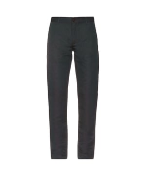 Schwarze Belstaff-Hose, Chino-Hose, Schwarz, Reissverschluss mit Knopfverschluss, Markenabzeichen auf der Gesasstasche