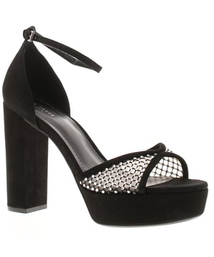 Ted Baker Womens Heels Bexins Suede Leather Platform Block Heel Peep Toe Black. Suede Upper. Pu Lining. Synthetic Sole. Footwear Heels.