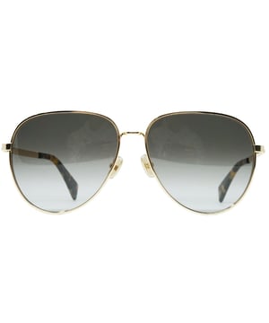 Experimente el lujo y la sofisticacin con las gafas de sol Lanvin LNV107S 714. Fabricadas con los mejores materiales, estas elegantes gafas de sol cuentan con proteccin 100% UVA/UVB y refinados detalles metlicos. Admire el estilo sofisticado de Lanvin con estas gafas de sol atemporales., Gafas de sol doradas, ancho del puente nasal = 15 mm, ancho de la lente = 61 mm, largo del brazo = 140 mm, estuche para gafas de sol de marca y pao de limpieza incluidos, proteccin 100 % contra rayos UVA y UV. Luz solar UVB y conformidad con la norma britnica EN 1836:2005, gafas de sol, estuche para gafas de sol, pao de limpieza e instrucciones de cuidado, todo incluido, gafas de sol doradas
