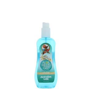 ALOE FREEZE spray gel de AUSTRALIAN GOLD.Aloe efecto fr&iacute,o de Australian Gold es la soluci&oacute,n perfecta para una piel radiante despu&eacute,s de exponerse al sol. Este gel enriquecido con aloe vera, t&eacute, verde, extracto de acacia, vitamina C y E, es el compa&ntilde,ero ideal para tu piel despu&eacute,s del sol. &iexcl,Despierta una piel suave, hidratada y fresca en solo unos minutos!Este gel no graso efecto fr&iacute,o sin parabenos, alcohol ni gluten, es la opci&oacute,n perfecta para aquellos que buscan una soluci&oacute,n natural y efectiva para sus problemas de piel despu&eacute,s del sol. &iexcl,Adi&oacute,s a las quemaduras y a las irritaciones! &iexcl,Bienvenido el frescor y la hidrataci&oacute,n con Soothing Aloe After Sun Gel de Australian Gold!