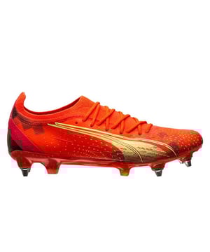Puma Ultra Ultimate MXSG Lace-Up Orange Synthetic Mens Boots de fútbol 106895 03