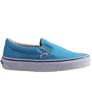 Vans Classic Slip-on Blue Canvas Mens Plimsolls Zmrfry Blue