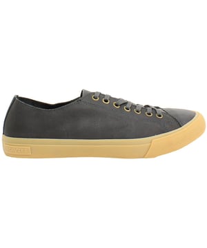Seavees Army Issue Bajo Cordones Negros de Cuero Smooth para Hombres ARMY ISSUE LOW_AM_MIDNIGHT