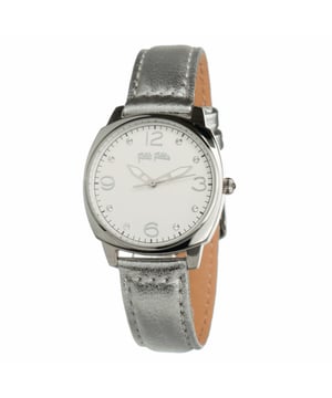 Folli Follie WF14T021SSS - Damenuhr Quarz aus Edelstahl• Material: Edelstahl• Glas: Mineral• Armband: Leder• Farbe: Silber• Wasserbeständigkeit: 0 m (0 ATM)• Gehäusegröße: 32 mm