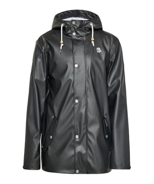 Ontdek de beste regenjas voor jouw outdooravonturen. Dit regular-fit kledingstuk heeft een capuchon met trekkoord, een verborgen ritssluiting en drukknoopsluiting aan de voorkant en klepzakken voor essentiële spullen. Gemaakt van 3000 mm waterdichte stof, met gelaste naden, een opstaande kraag en lange mouwen om je droog te houden. Wij raden dit model aan voor mensen die van wandelen houden, ongeacht de weersomstandigheden.  Regenjas