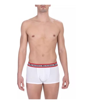 Must-have White Cotton Underwear for men
  Trunk Bi-pack includes two pairs
  Made from soft and breathable cotton
  Classic white color
  Snug fit for excellent support
  Perfect for everyday wear
  Provides both comfort and style
  Suitable for lounging or daily activities
  Upgrade your underwear collection
Material: 95% Cotton 5% Elastane