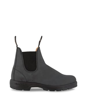The #587 is part of the Blundstone Classics collection a series of round-toe lined Chelsea boot styles. Comprised of high quality rustic black leather they'll compliment a variety of outfits. Strong grooved outsoles provide a solid grip in all weather and work together with XRD Technology and removable EVA footbeds to cushion and support your feet all-day long.