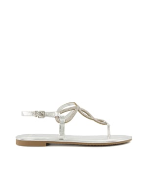 A stylish pair for home or away, our Logic sandals feature an elegant twist design in faux leather. This simple style will look great with any outfit, from floaty maxi dresses to denim shorts.