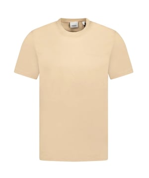 Eleva tu estilo con la camiseta beige de Burberry. Esta ic�nica camisa beige de Burberry no solo est� de moda, sino que tambi�n ofrece un ajuste c�modo y una calidad superior. Perfecta para cualquier ocasi�n, esta camisa te har� destacar y sentirte seguro. Camiseta beige de Burberry, 100 % algod�n, camiseta beige, logotipo mon�tono en el lado izquierdo del pecho, logotipo de Burberry en el lado izquierdo del pecho, ajuste fiel al tama�o, marca bordada,