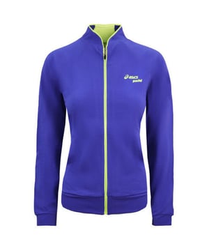 Asics Padel Long Sleeve Zip Up Blue Womens Track Jacket 113428 0876