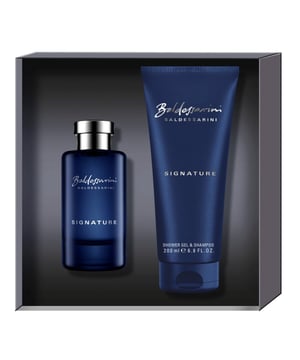 Ein charakterstarker Auftritt im klassisch, markant, aromatischen Stil, verfeinert mit sinnlichen Amber Akkorden und feinsten Ledernuancen ergibt eine unverwechselbare Signatur. Das Set enthält: Signature - EdT 50ml Signature - Shower Gel 200ml