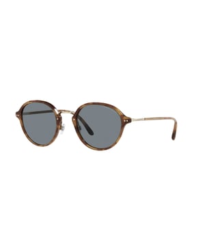 Giorgio Armani Vrouwen Zonnebril AR8139-5762R5 - Materiaal: Acetaat - Kleur frame: Bruin - Afmetingen: 51/23/145 mm (Diameter lens / Brug formaat / Lengte veren)