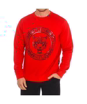 Sweatshirt Plein Sport.
 Gerippter Rundhalsausschnitt.
 Markenprint auf der Vorderseite.
 Gerippte Bündchen und Bund.
 Nähte in Ton gehalten.
 Zusammenstellung: 52% Baumwolle, 48% Polyester
 Pflege:
Bei maximaler Temperatur von 30º waschen.
 Bei mittlerer Temperatur bügeln.
 Kein Bleichmittel verwenden.
 Nicht in den Trockner geben.
 Nicht chemisch reinigen.