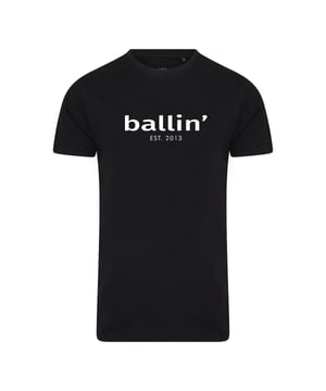 Tapered Fit Shirt von Ballin Est. 2013 in der farbe Schwarz.