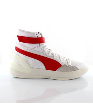Puma Sky Modern HI White White Up Mens Entrenadores Basketball Zapatos 194042 03