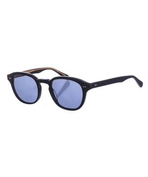 Gafas de sol Zen con montura de acetato.
Color Negro
Forma pantos.
Lentes de color Gris
Patillas de acetato.
100% Protección UV. 
Incluye una funda neutra de tela.

Medidas  Alto lente: 49 mm
Ancho lente: 48 mm.
Puente: 21 mm.
Patillas: 140 mm.

Limpieza y manutención:
-Limpiar las gafas con agua y jabón (neutro).
- No utilice paños sucios o abrasivos, que puedan alterar las características de los filtros.
- Utilice solo accesorios y repuestos originales.